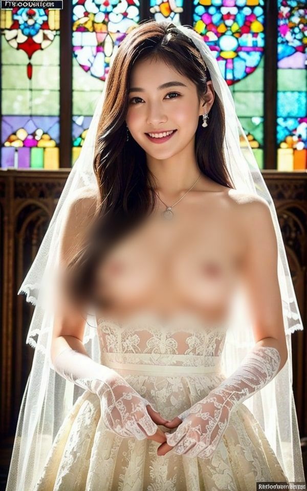 露出嫁の淫乱結婚式 サンプル3ページ目
