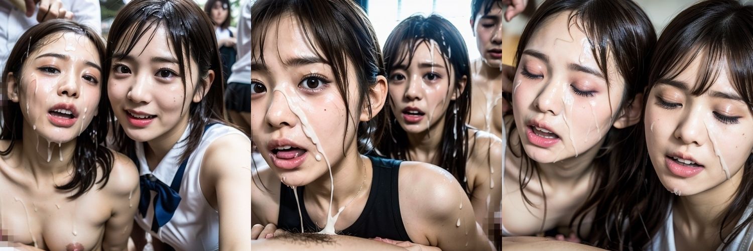 ぶっかけ！乱交！複数 女〇○生 365 P！ サンプル1ページ目