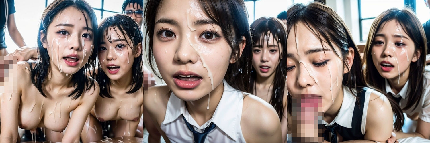 ぶっかけ！乱交！複数 女〇○生 365 P！ サンプル3ページ目