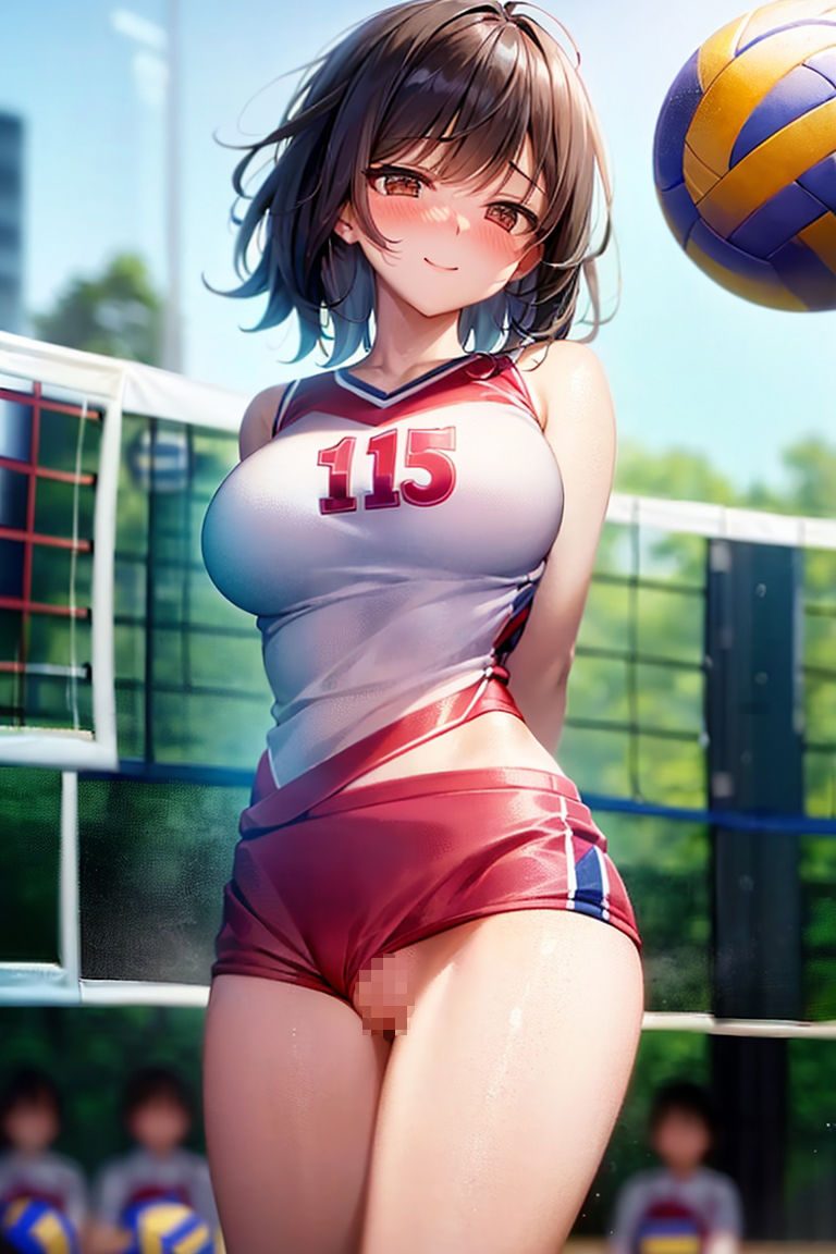 痴女ばれバレー部 サンプル5ページ目