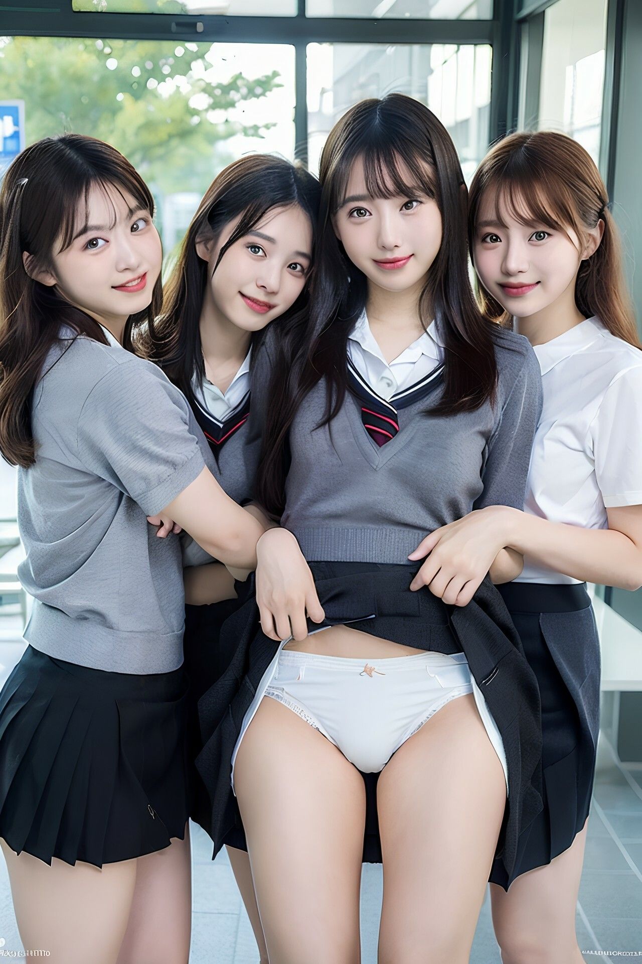 女〇○生！ 純白パンチラ！ 50P！ サンプル4ページ目