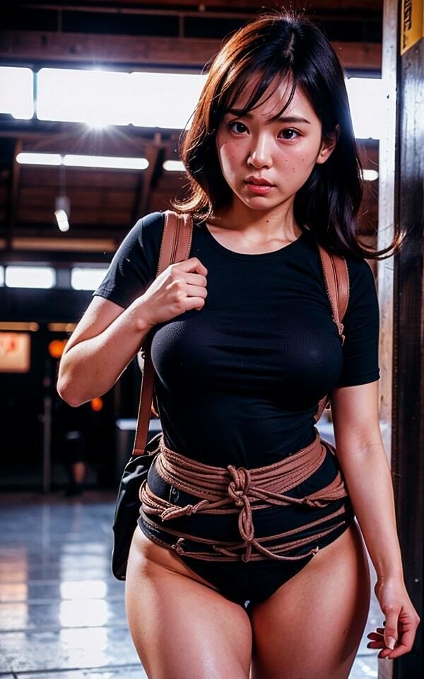 ぽっちゃりヲタ女やりすぎ縛り旅行「チャーシューみたい」 サンプル1ページ目
