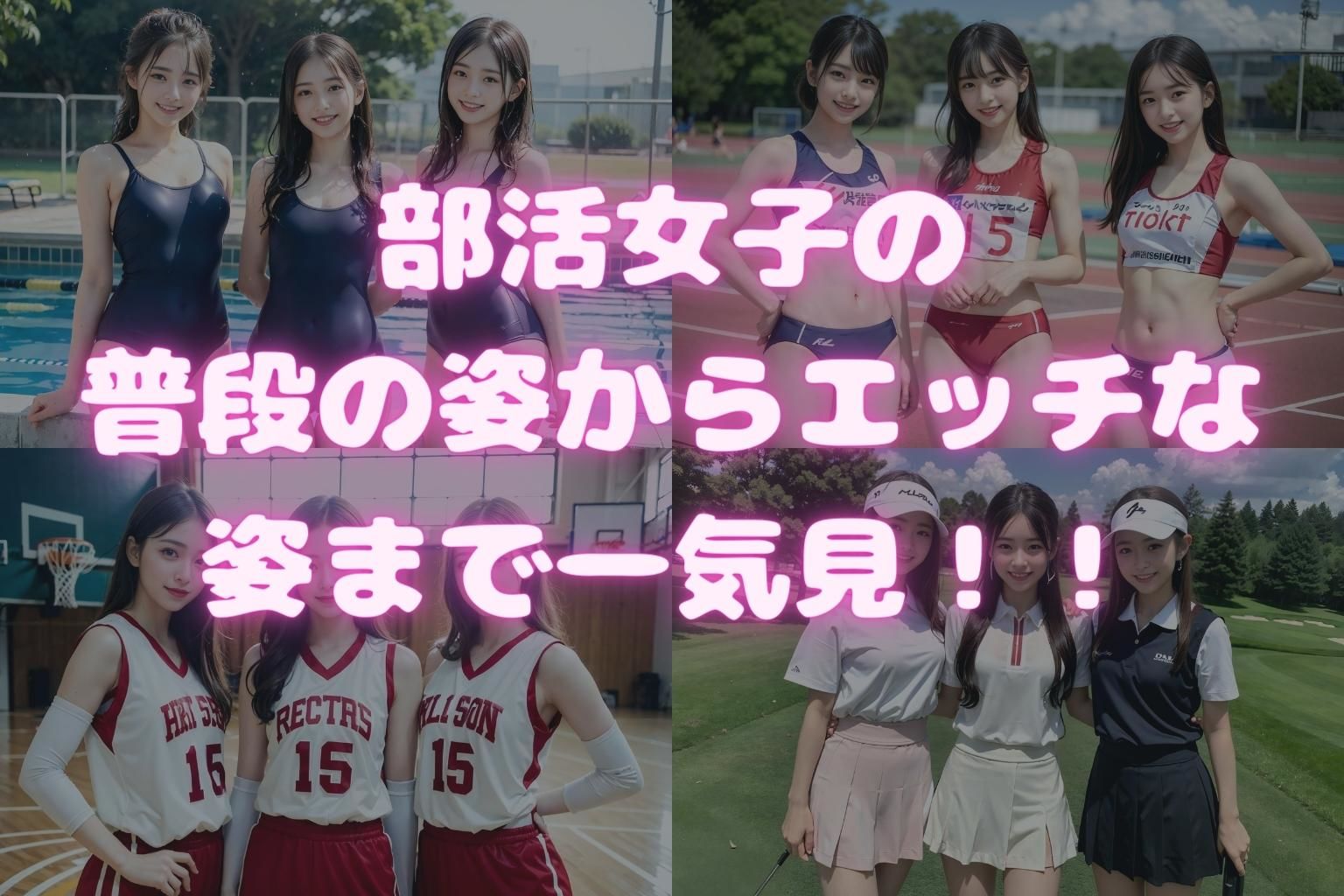 部活美女ハーレム サンプル1ページ目