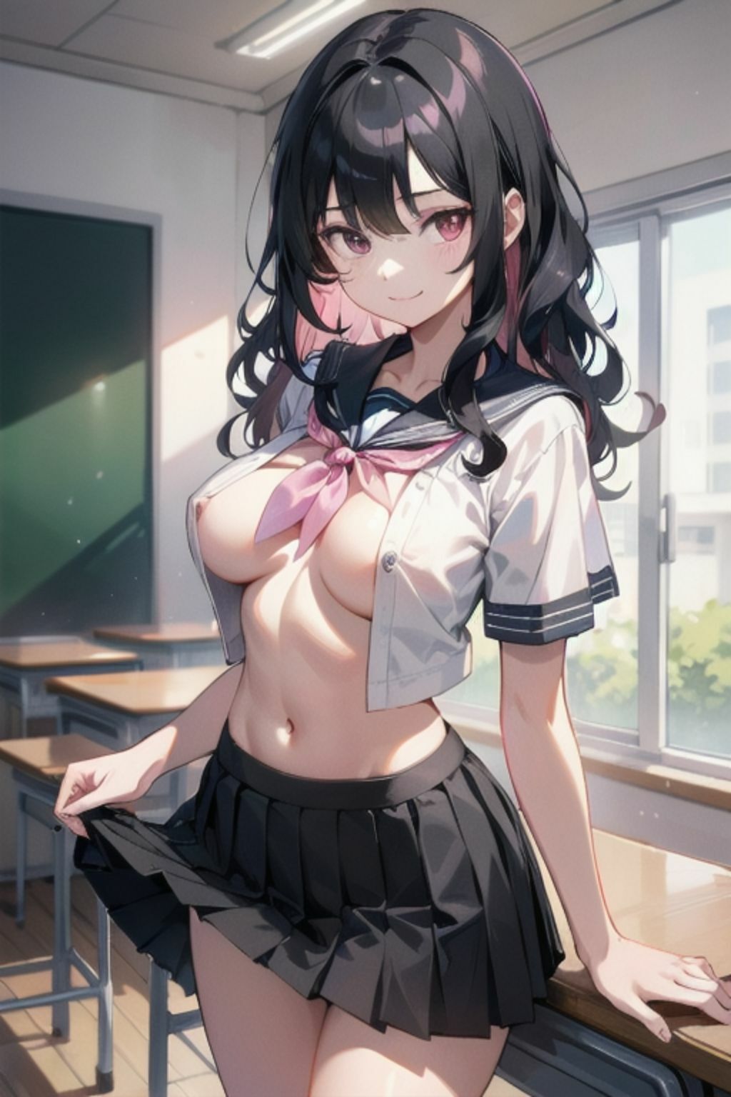 催〇術でクラスの美少女に連続中〇し サンプル4ページ目