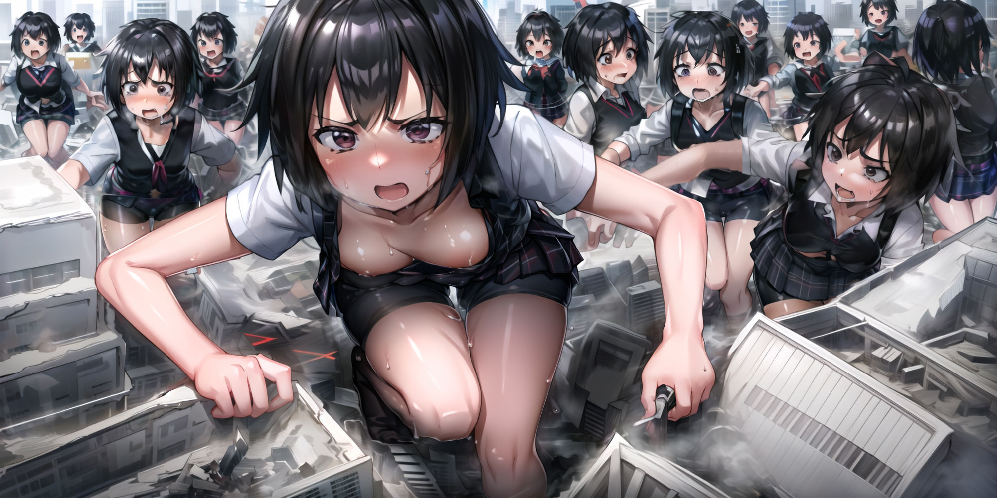 増殖百合 ペ〇ー・〇ーカー サンプル2ページ目