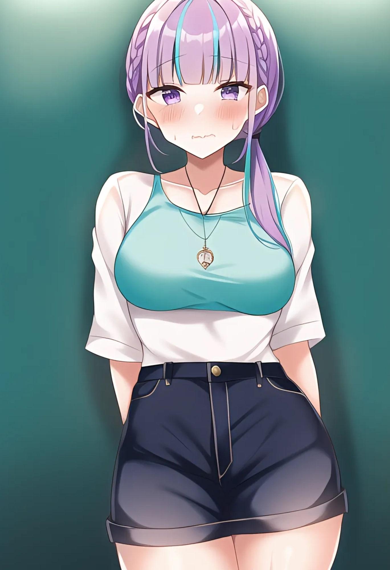 【買い切り版】バーチャル衣装故障で羞恥あくたん（English translation included） サンプル1ページ目