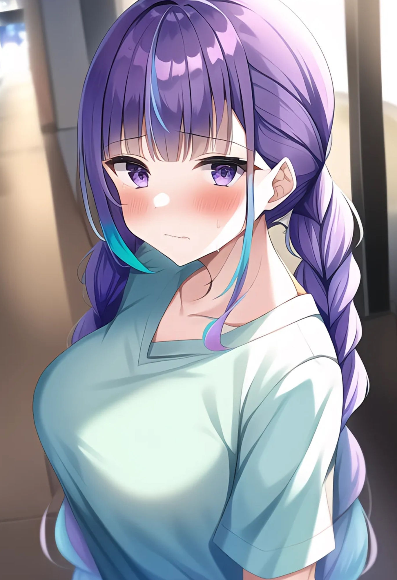 【買い切り版】バーチャル衣装故障で羞恥あくたん（English translation included） サンプル2ページ目