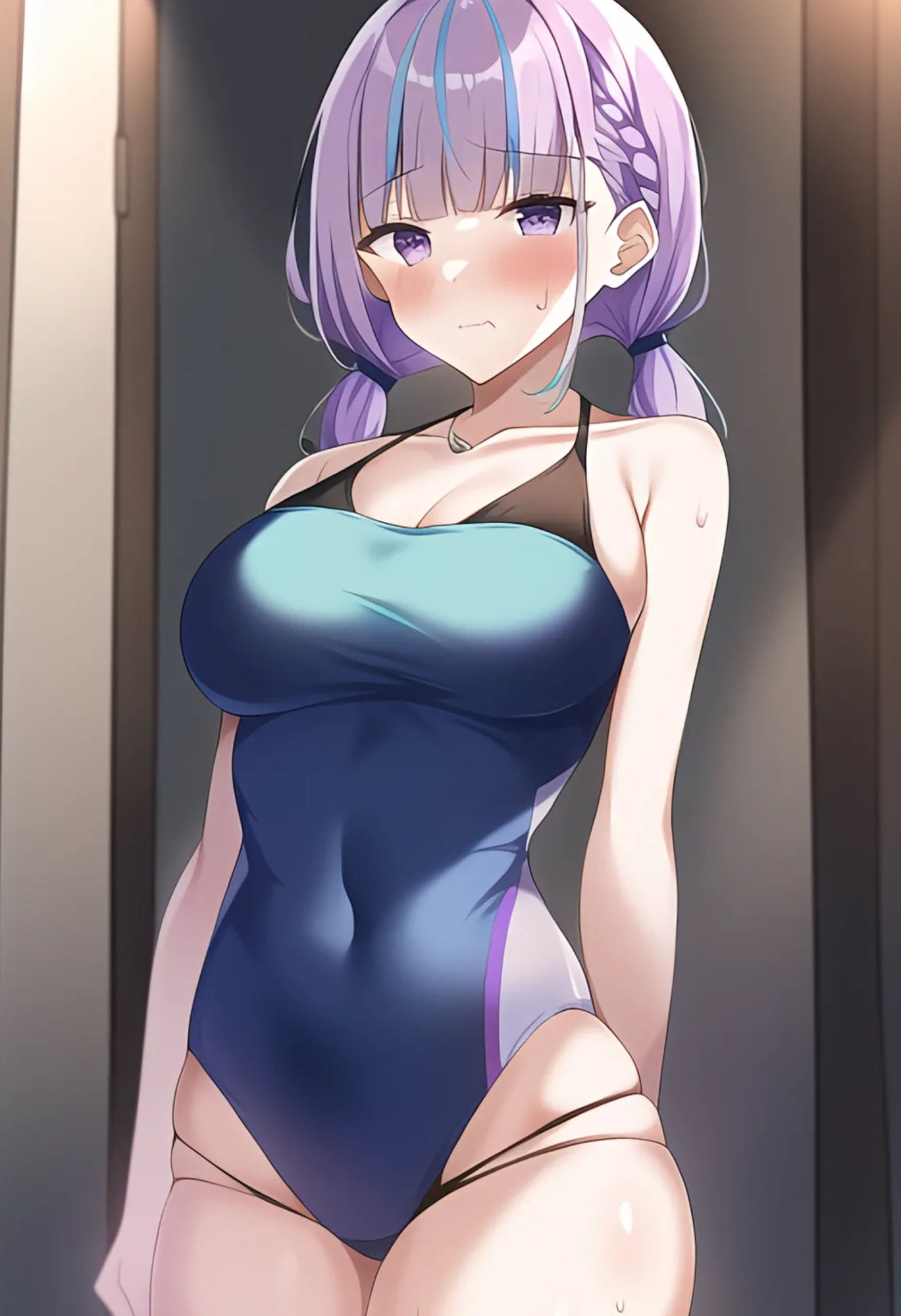 【買い切り版】バーチャル衣装故障で羞恥あくたん（English translation included） サンプル3ページ目