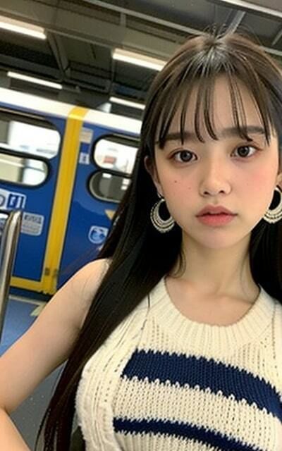 駅前でも見せちゃうの？？ 清楚美女！！ サンプル5ページ目