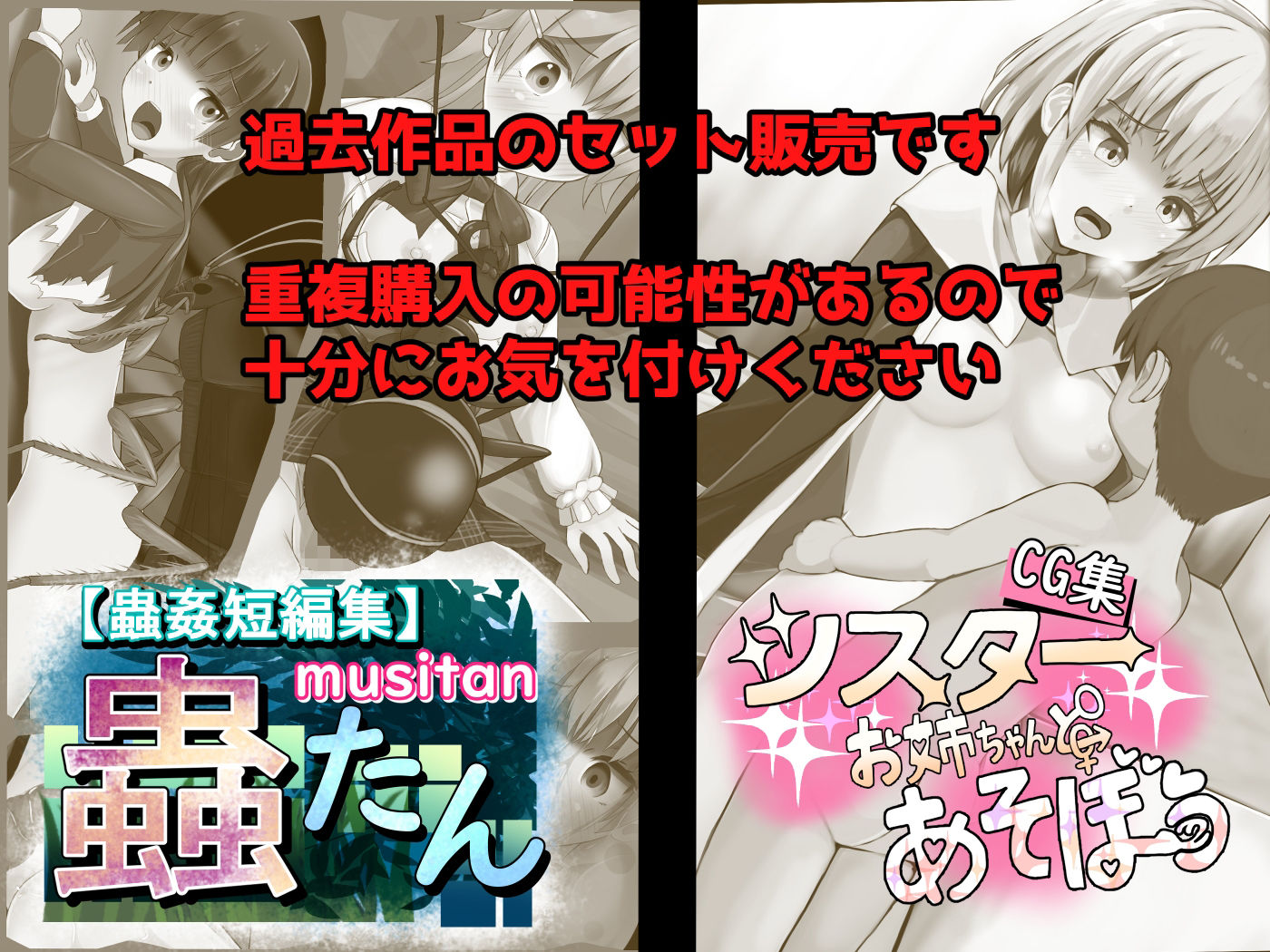 過去CG集 2作品セット サンプル1ページ目