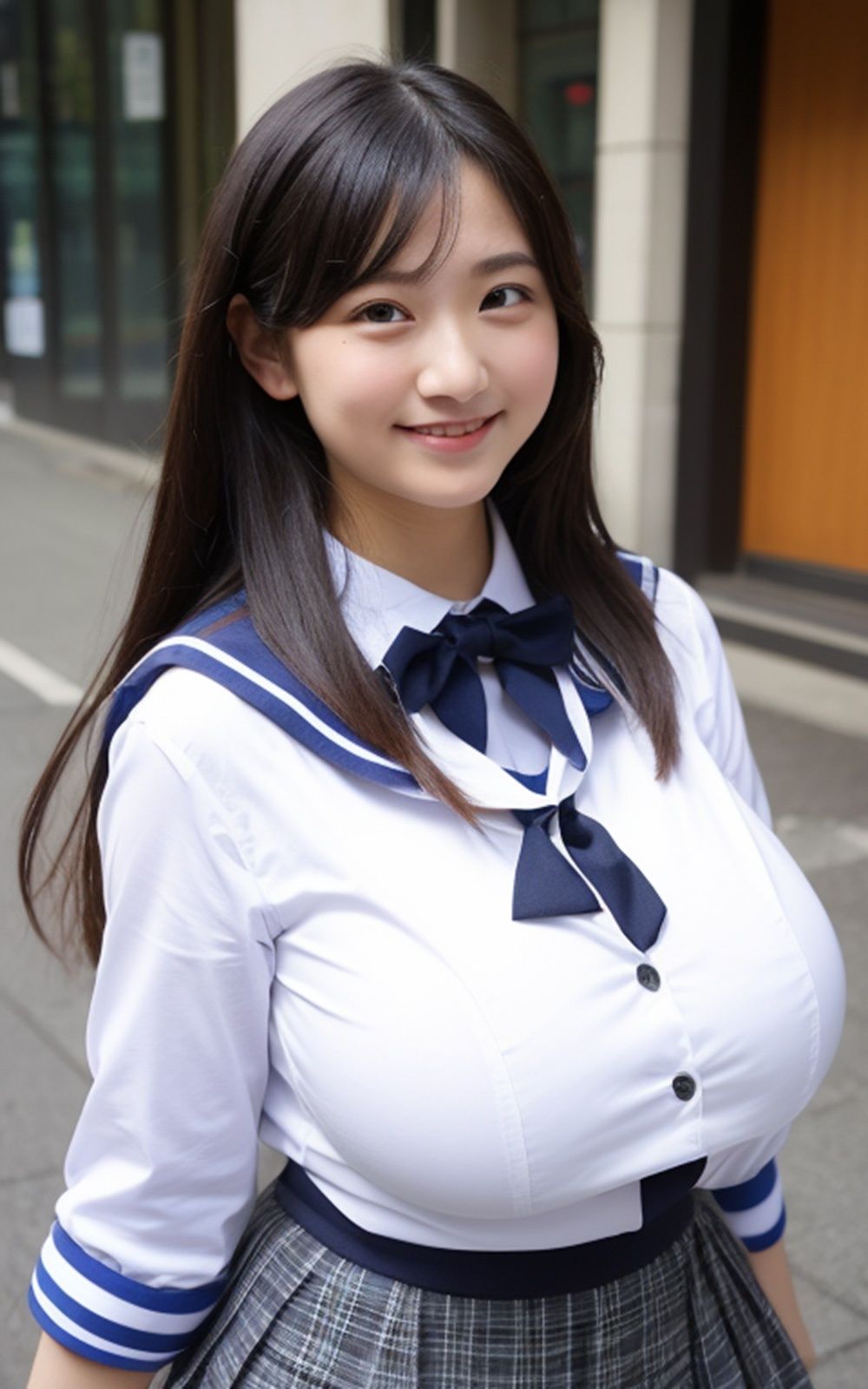 制服コスプレ美女【AIグラドル編集部vol.232】 サンプル1ページ目