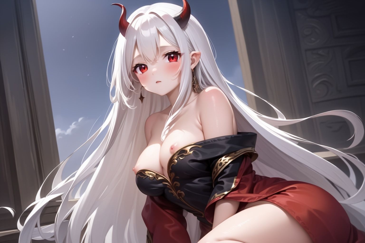 【ノーモザイク】鬼娘まんすじコレクション サンプル8ページ目