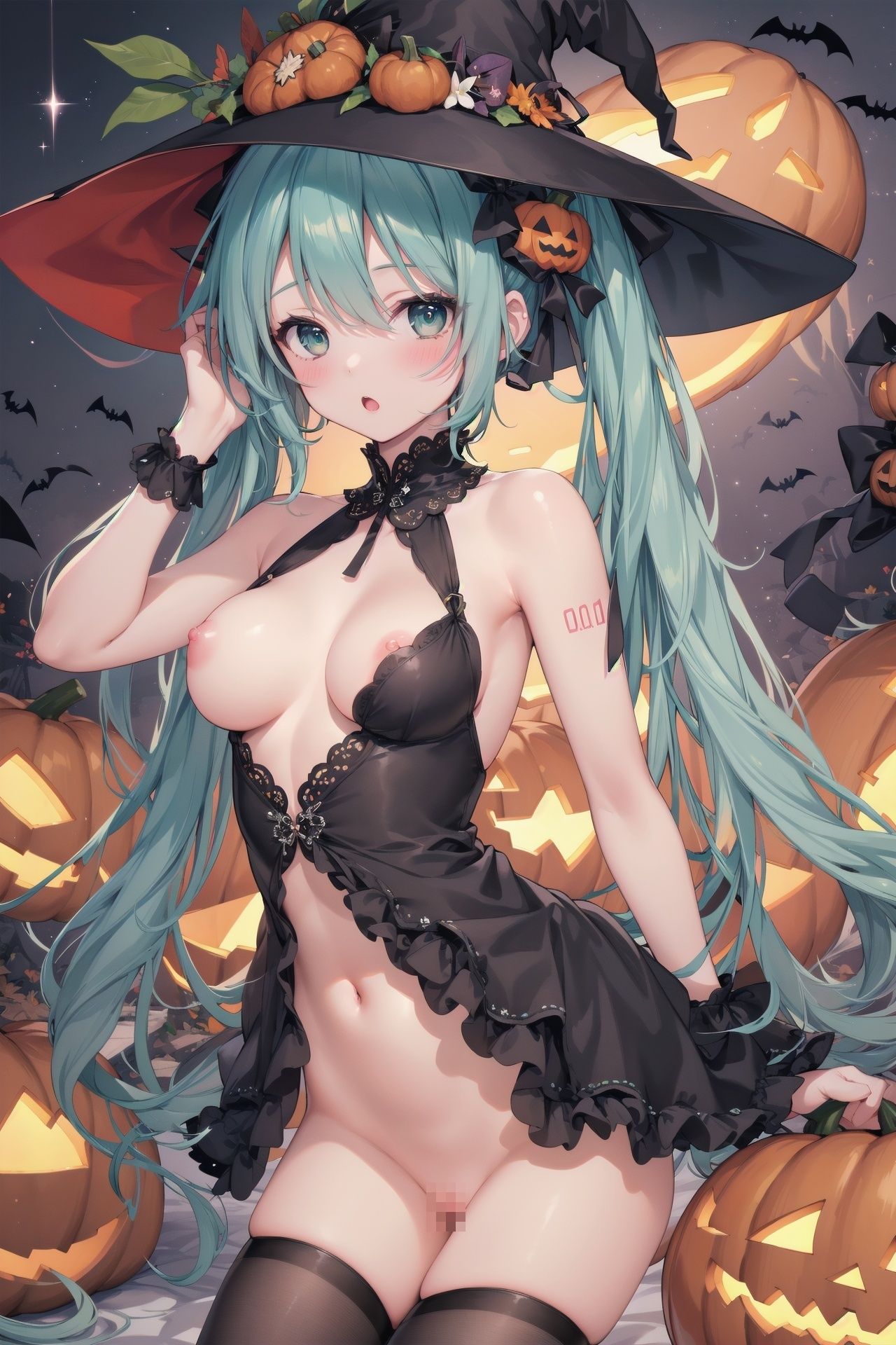 えちえちハロウィンミク サンプル4ページ目