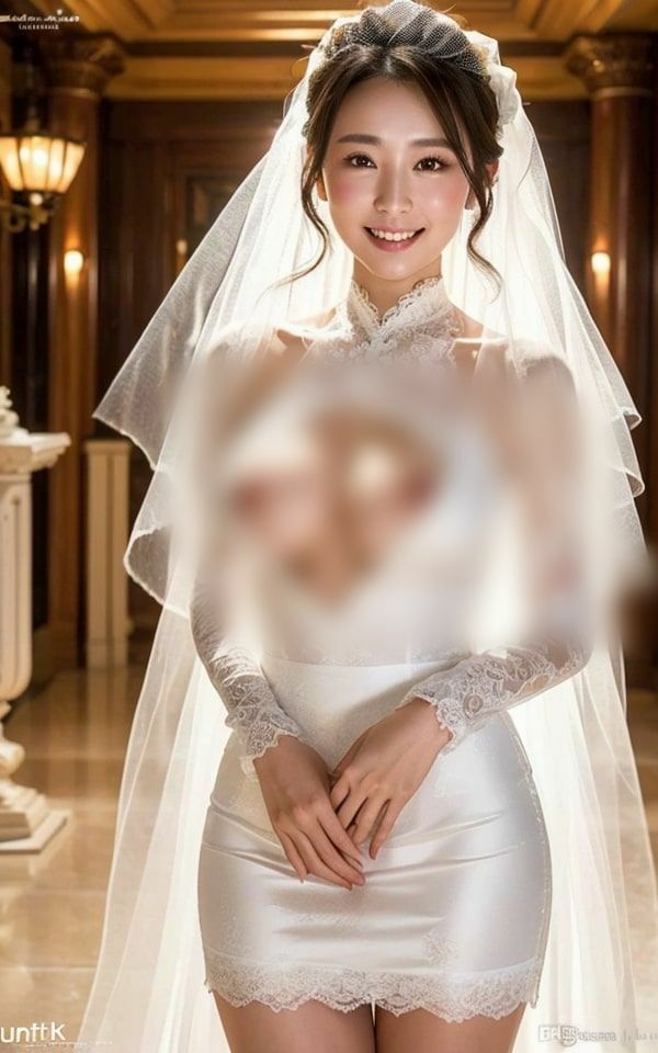 エロい花嫁 ちち出し結婚式 サンプル4ページ目