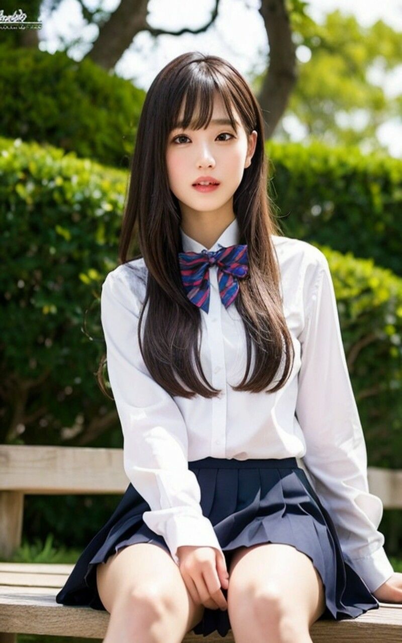 パンチラ女子制服 AI美女グラビア写真集 サンプル4ページ目