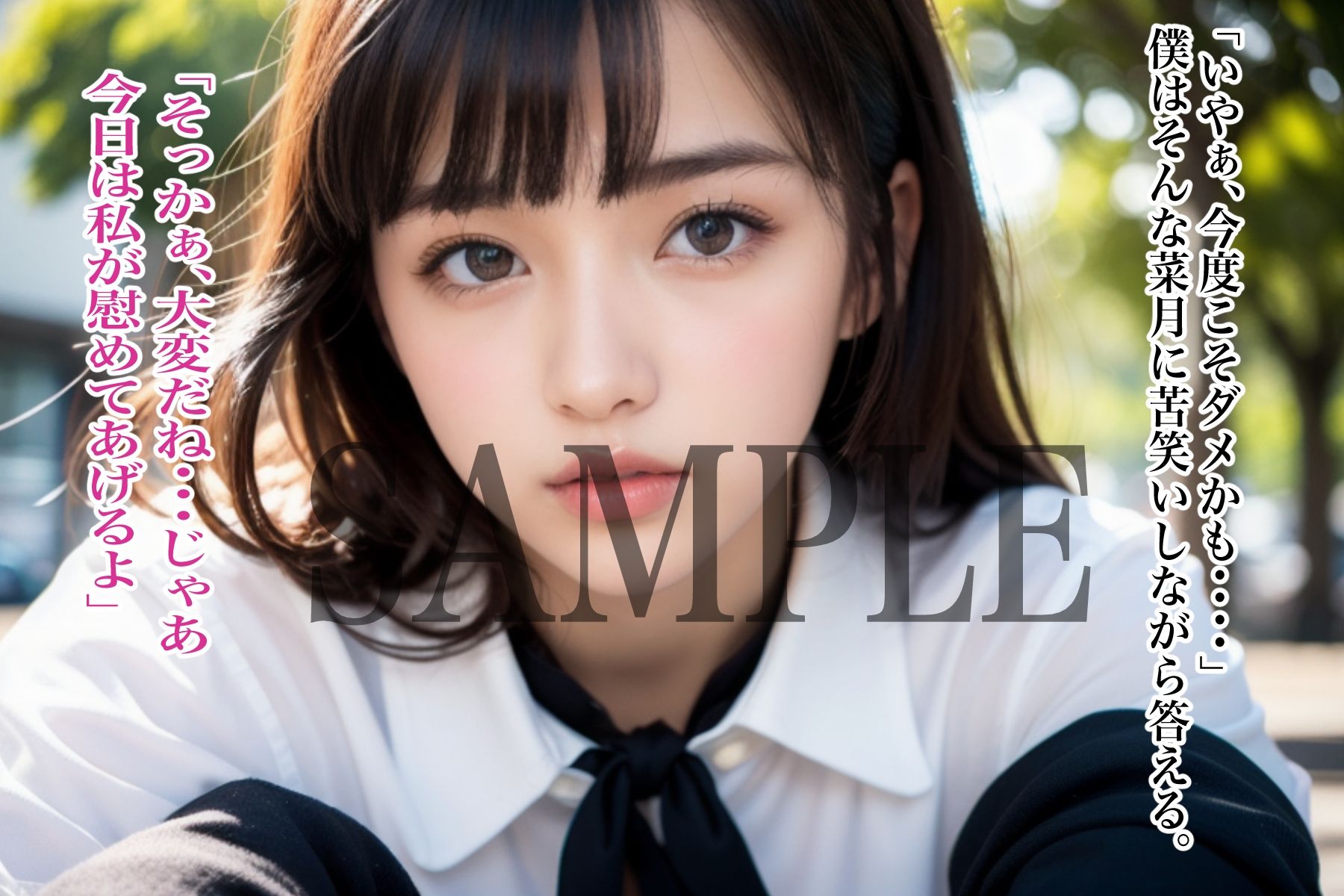 全肯定少女 サンプル2ページ目