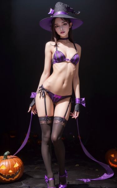 ハロウィン コスプレ ランジェリー サンプル5ページ目