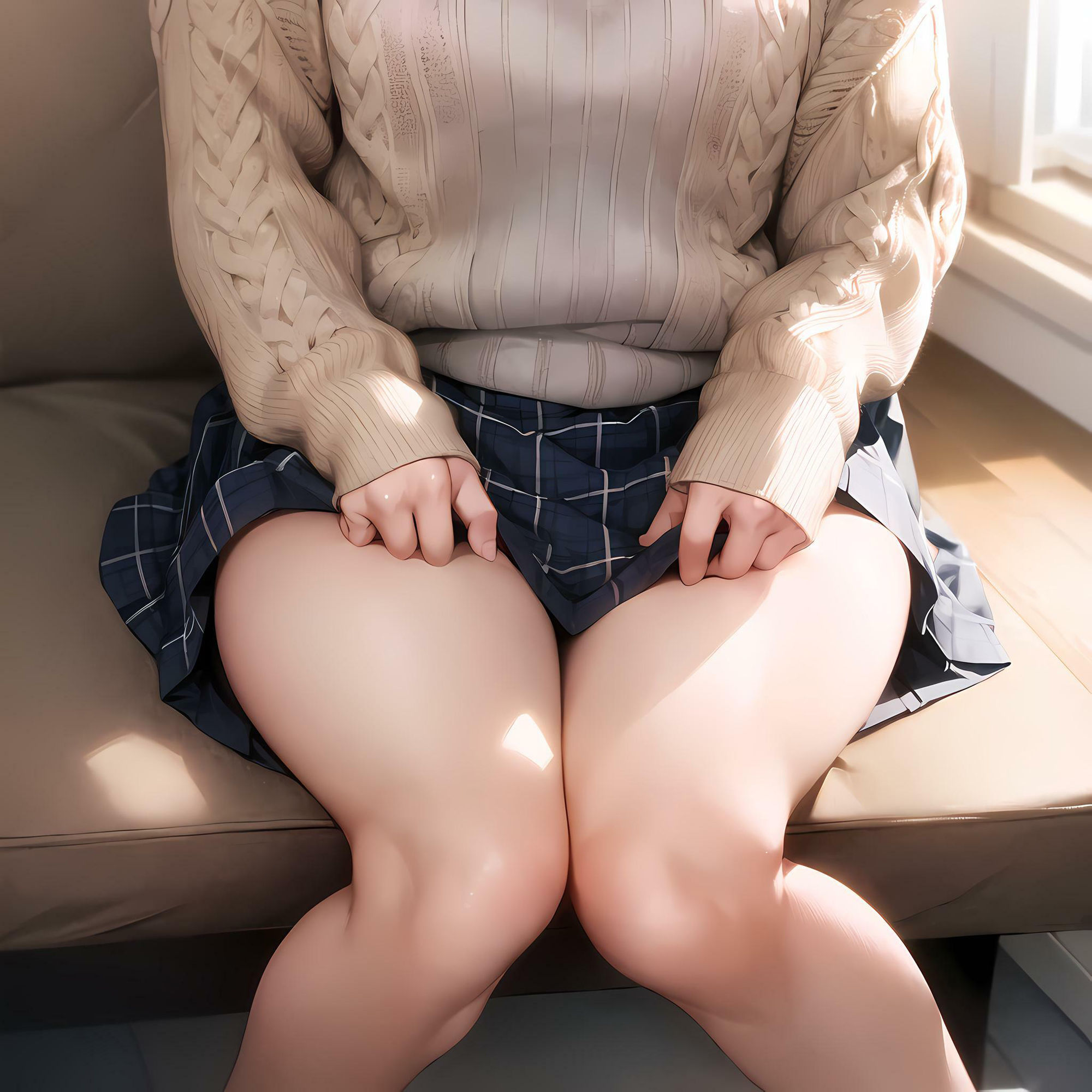 脚フェチ 太もも編 サンプル4ページ目