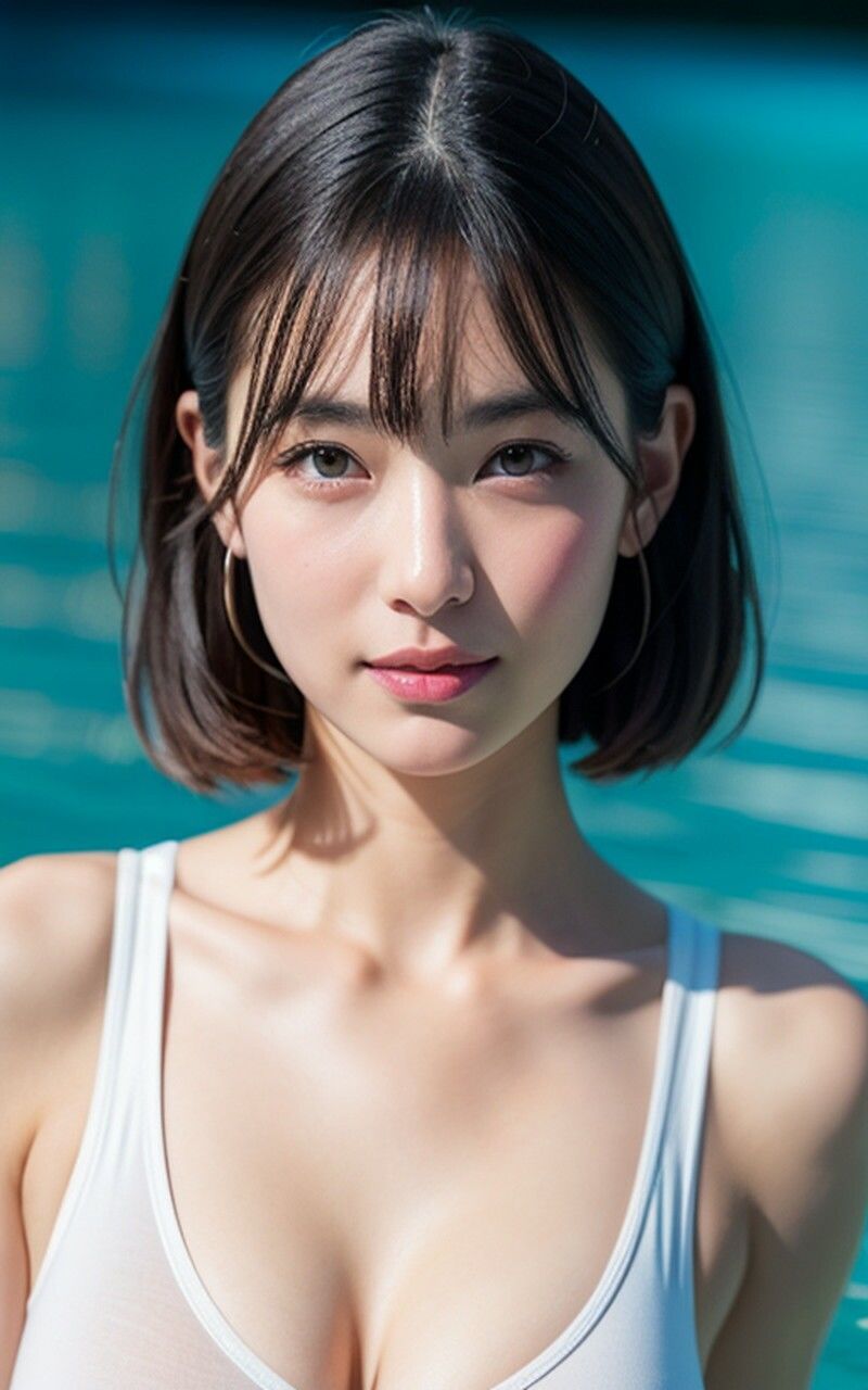 透け乳首ブラ AI美女グラビア写真集 サンプル4ページ目