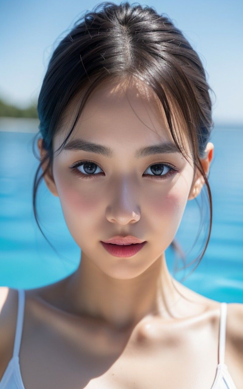 透け乳首ブラ AI美女グラビア写真集 サンプル6ページ目