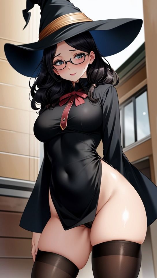 同級生のコスプレ、メガネ魔女娘編2 サンプル3ページ目