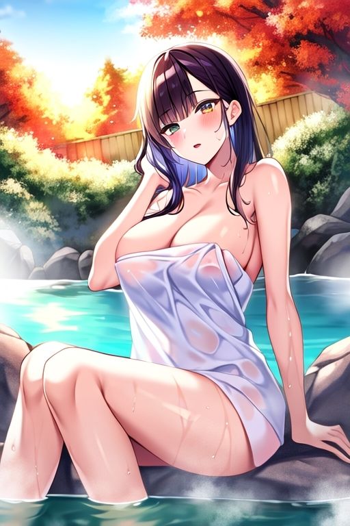 絶景、百合を眺める露天風呂 サンプル3ページ目