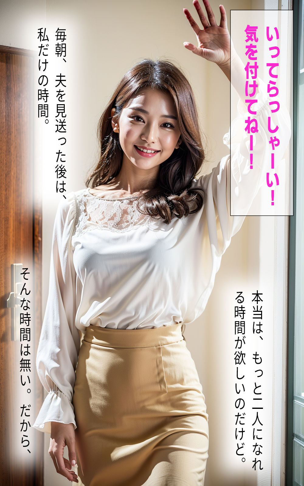夫が不在中にキモ男に寝取られる新婚の人妻 NTRシリーズ【実写版】 サンプル2ページ目