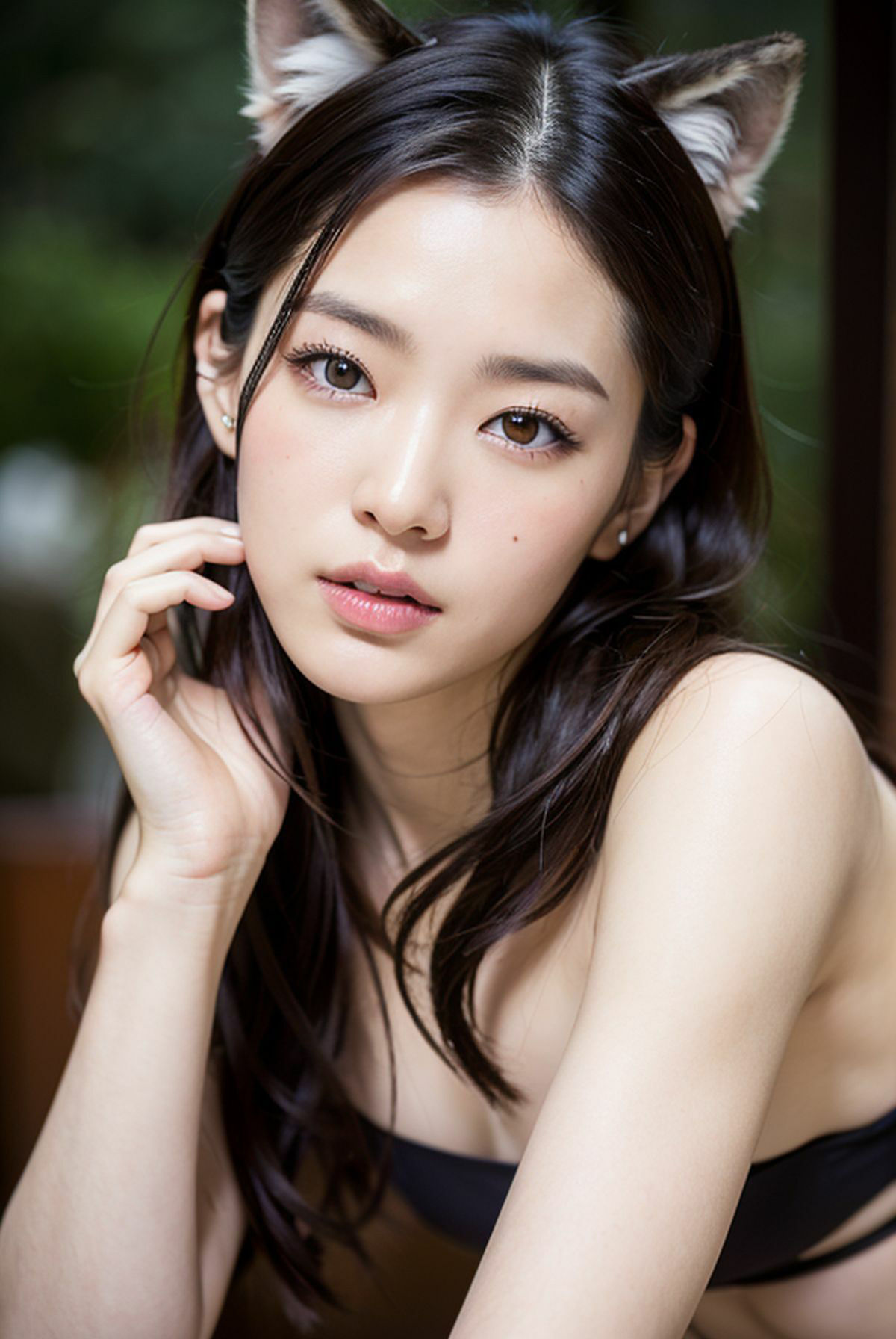 可愛い女の子がケモミミ姿で脱いでたらエロいに決まってる説＜美の一丁目コレクション＞ サンプル3ページ目