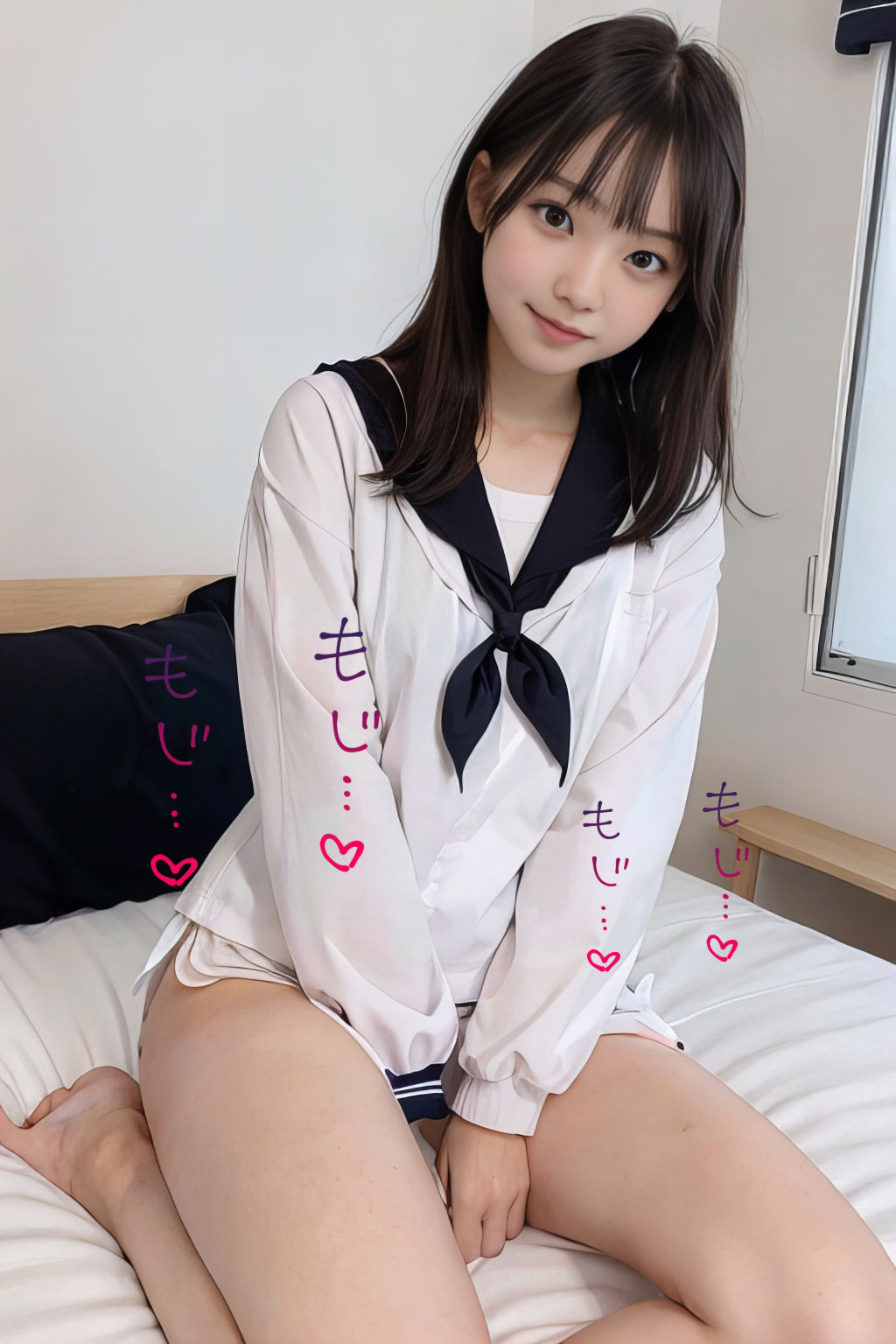 中出しされたい黒髪少女 サンプル4ページ目