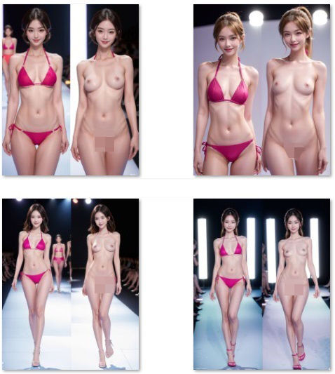 透視カメラを手に入れたので〜ビキニファッションショー編〜 サンプル5ページ目