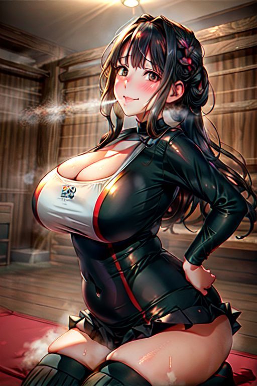 爆乳AIレオタード1 サンプル2ページ目