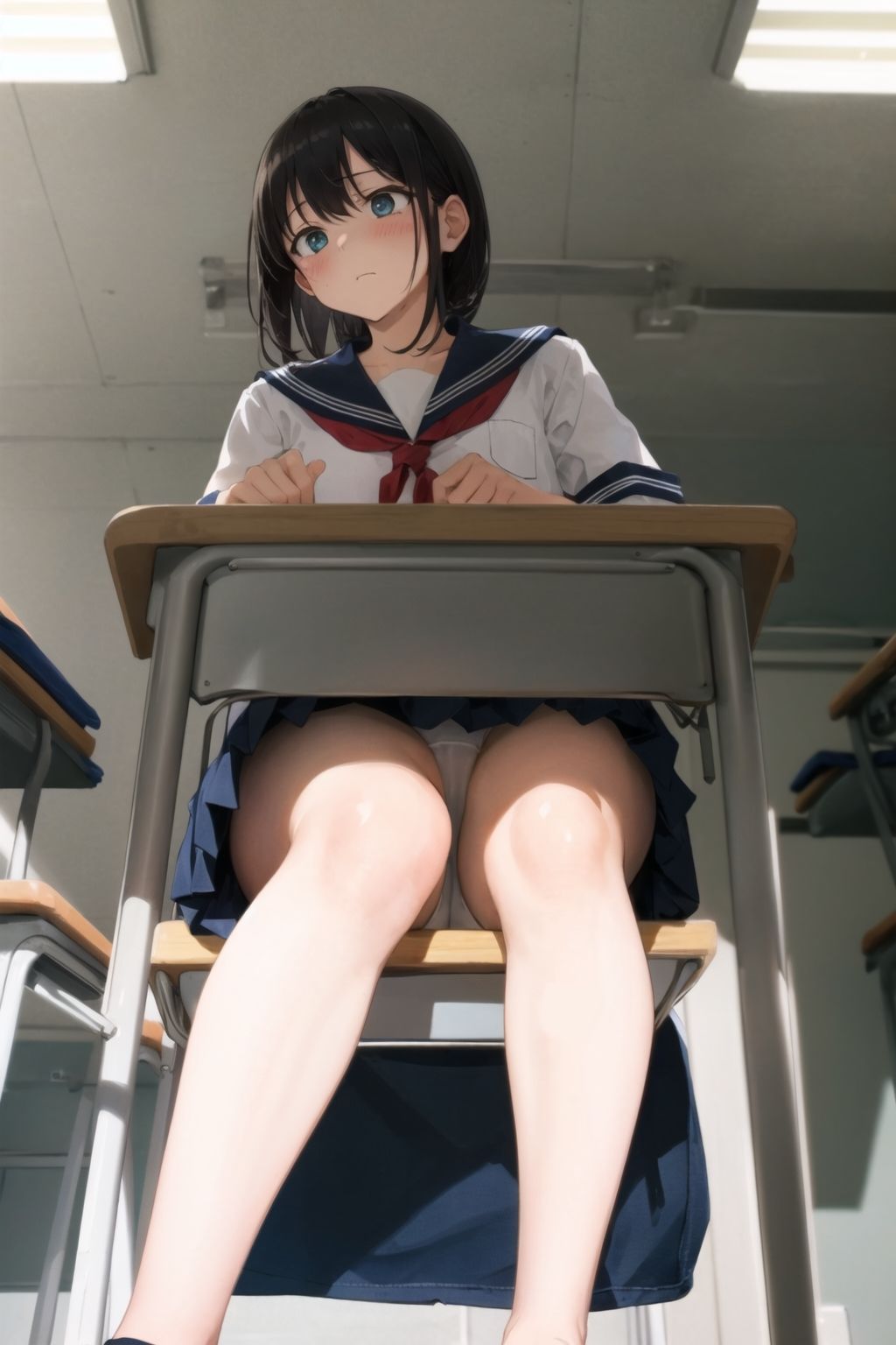 制服チラリズム サンプル2ページ目