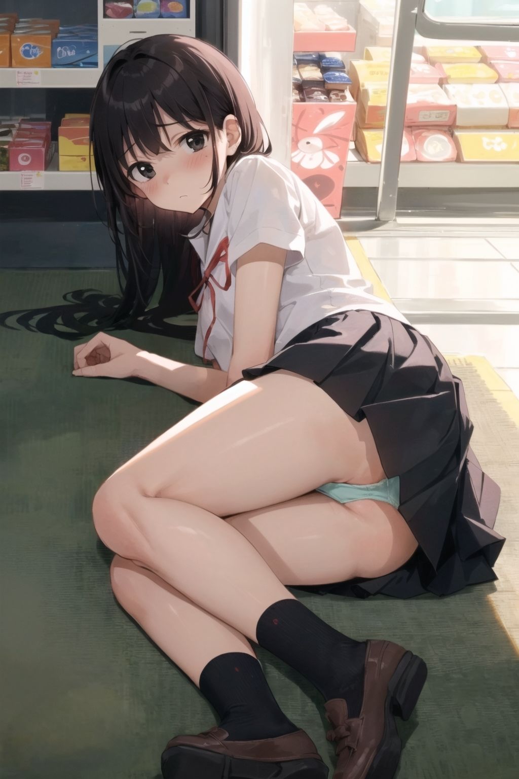 制服チラリズム サンプル3ページ目