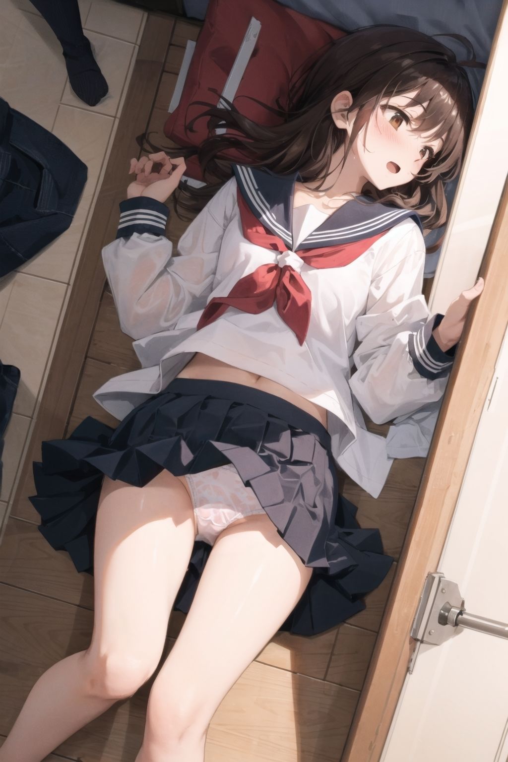 制服チラリズム サンプル5ページ目
