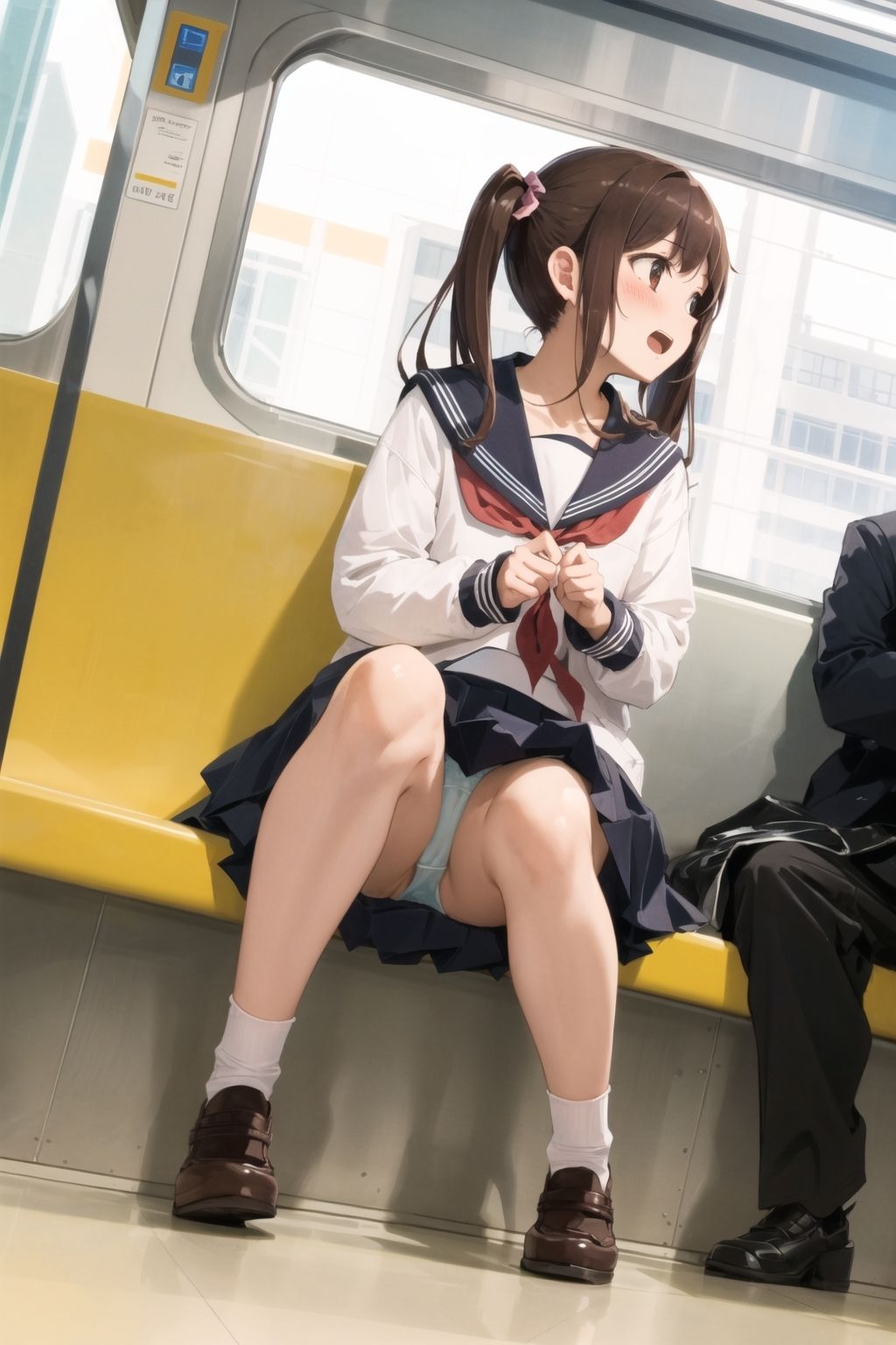 制服チラリズム サンプル6ページ目