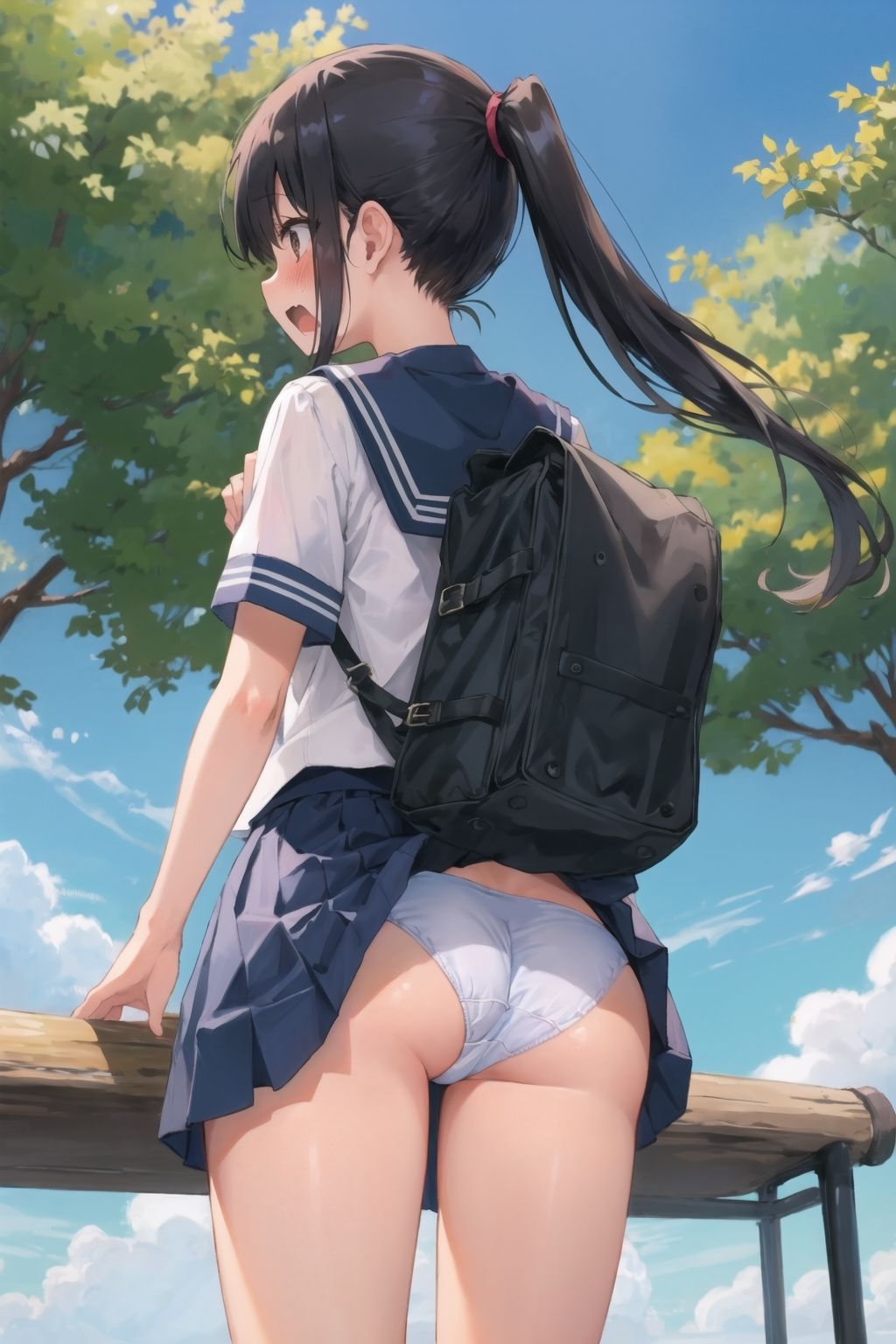 制服チラリズム サンプル7ページ目