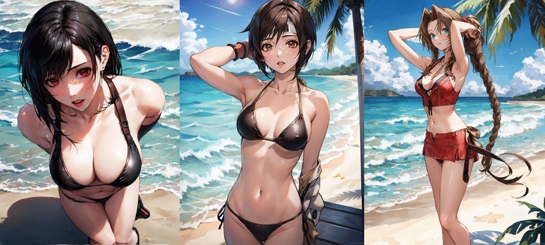ちょっとエッチな○ァイナル○ァンタジー7 サンプル1ページ目