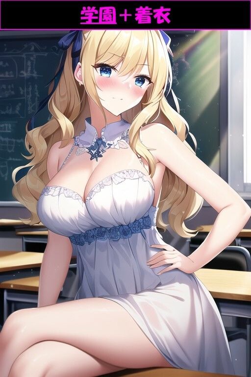 【セックスイラスト集】清楚なお嬢様とゴスロリ令嬢にどっぷり中出し！〈200枚〉・学園・お屋敷 サンプル1ページ目