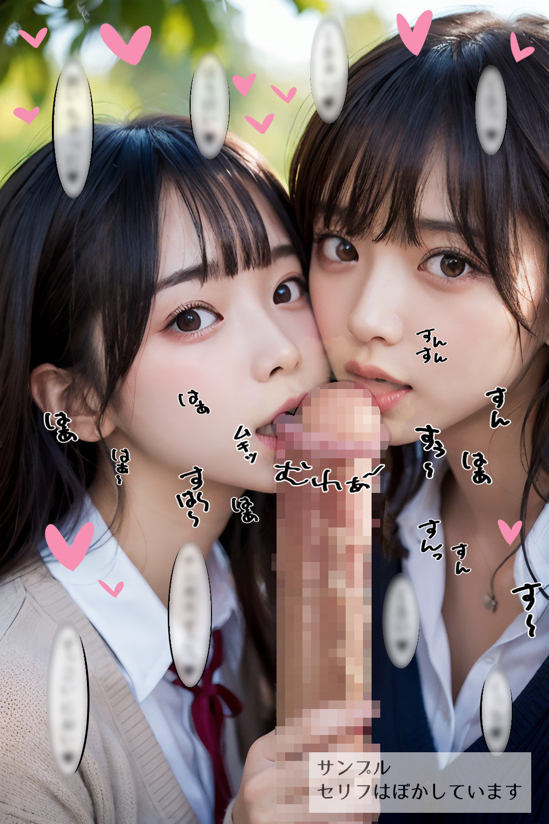 おしゃぶりフェラチオガール2 リアル＆女子校生 サンプル2ページ目