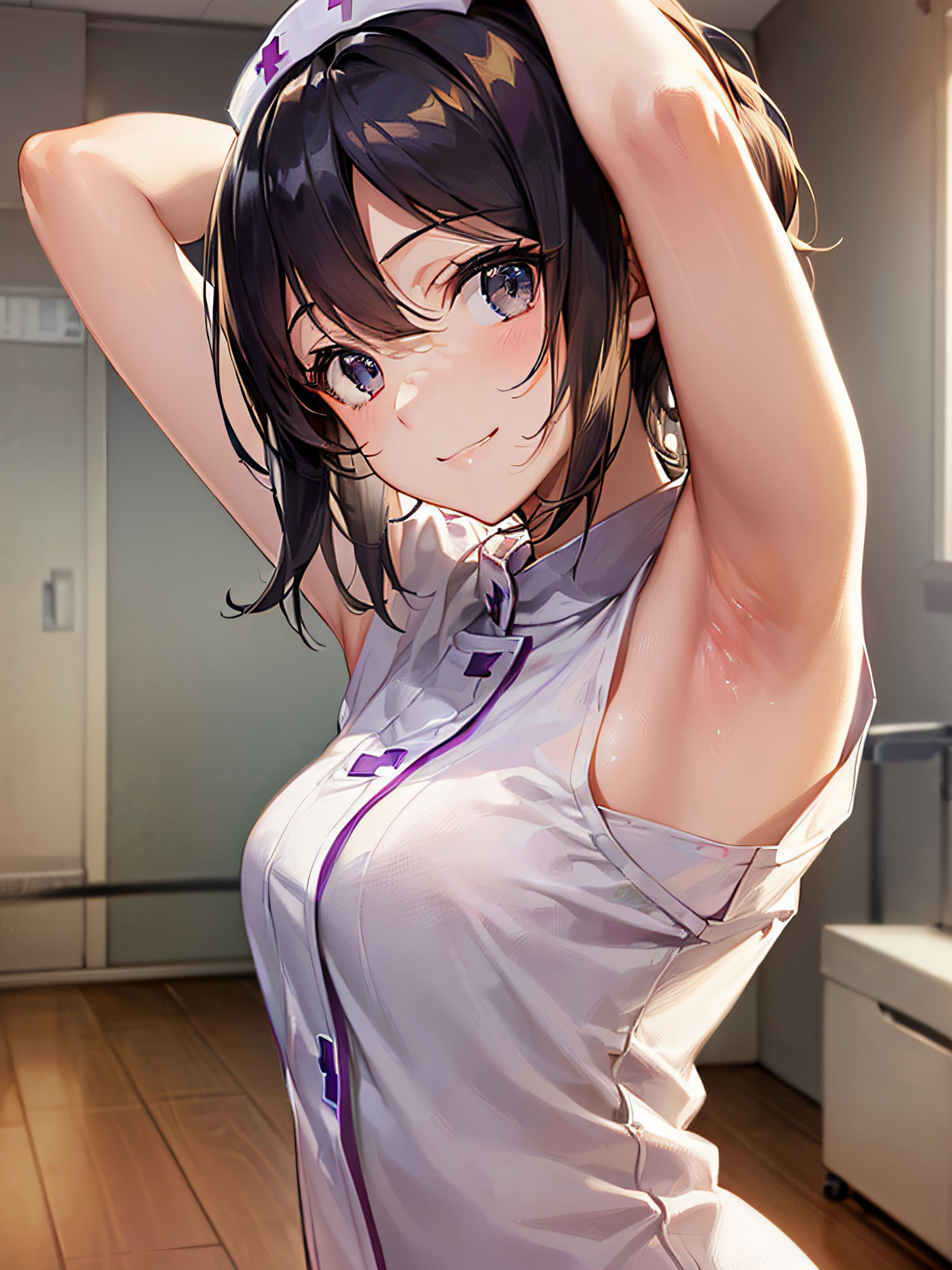 新ED治療法！絶対勃起！看護婦さんの腋見せ画像集 サンプル8ページ目
