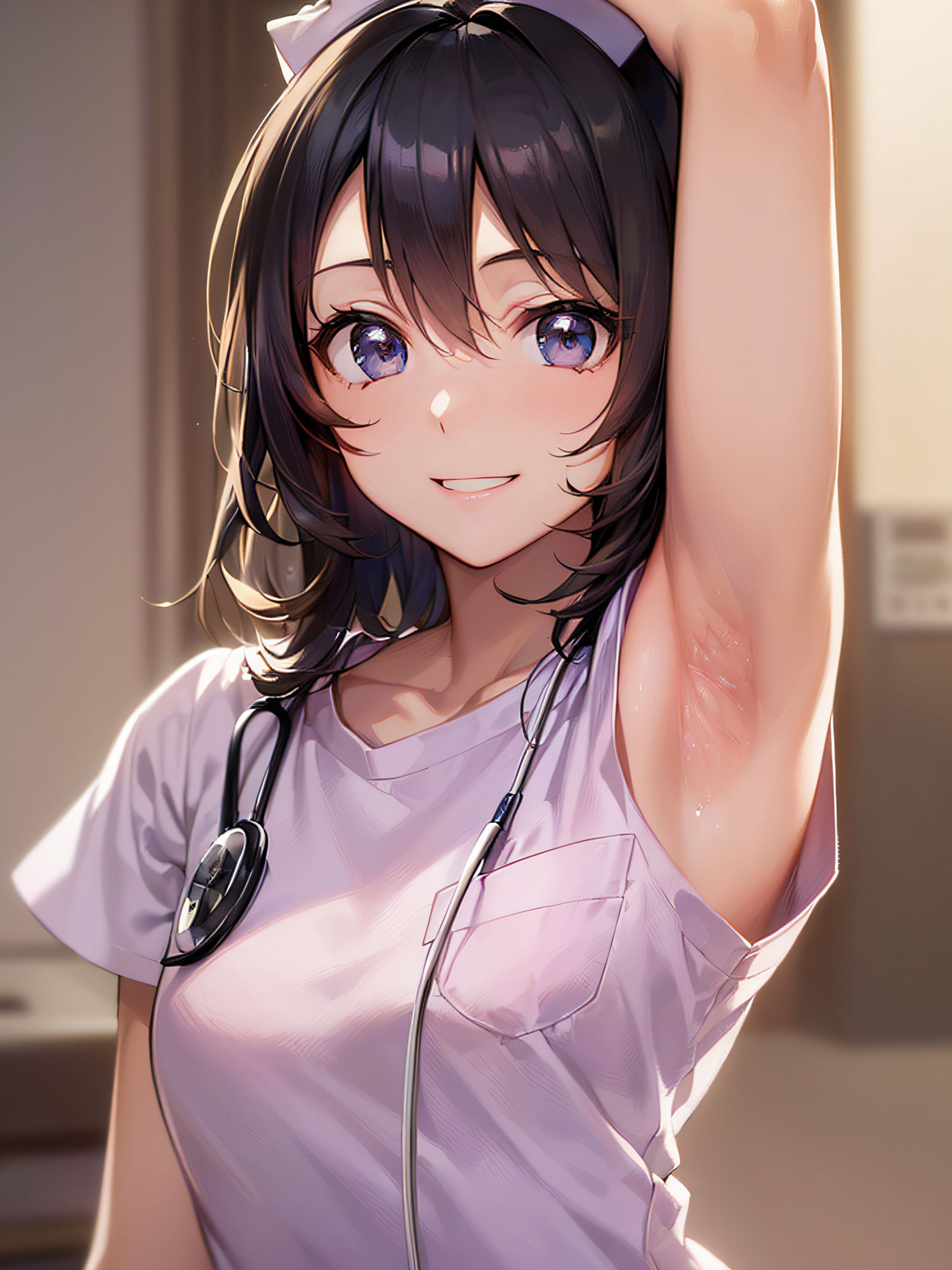 新ED治療法！絶対勃起！看護婦さんの腋見せ画像集 サンプル9ページ目