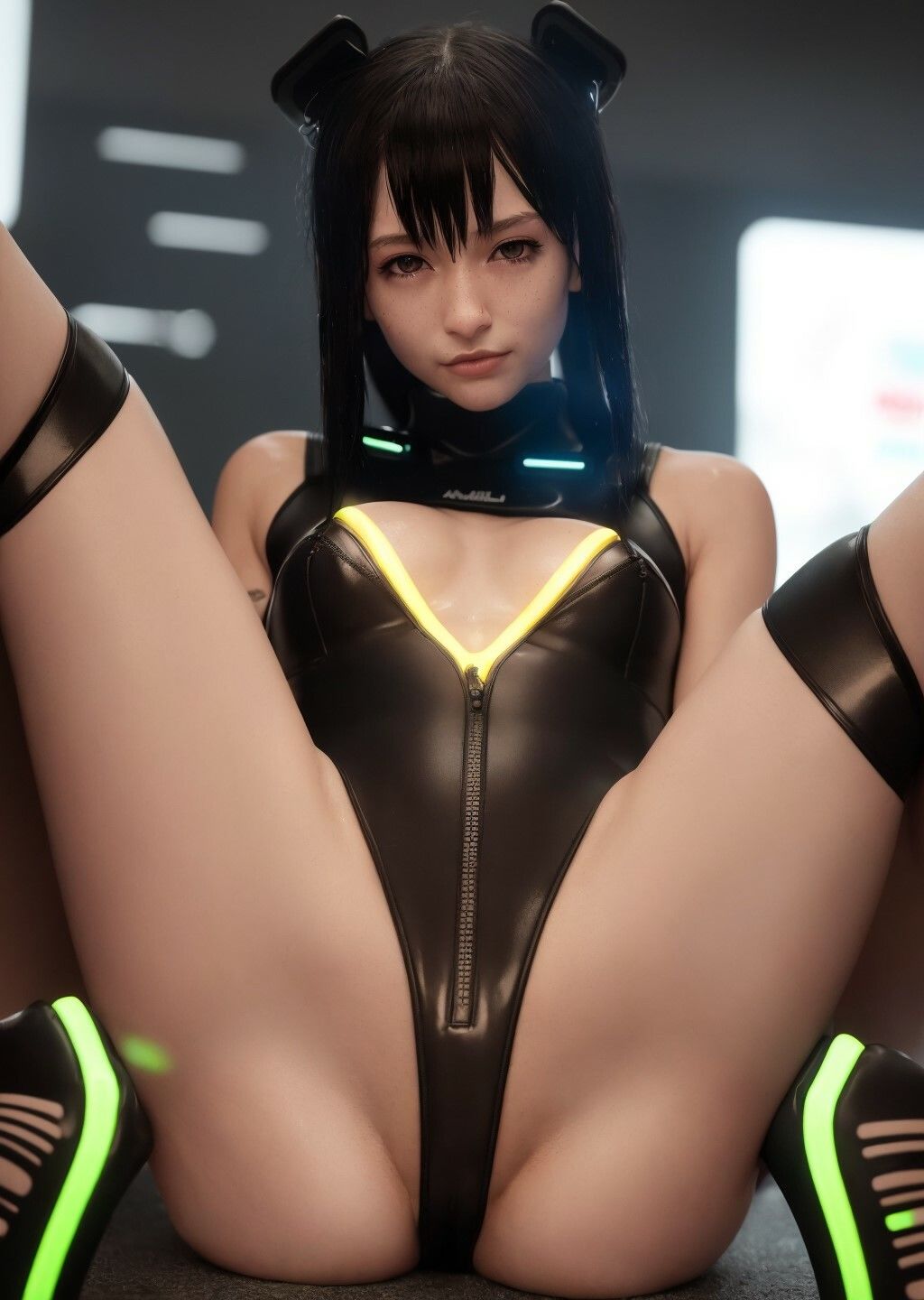 濡れてるサイバーガールズ001 サンプル10ページ目