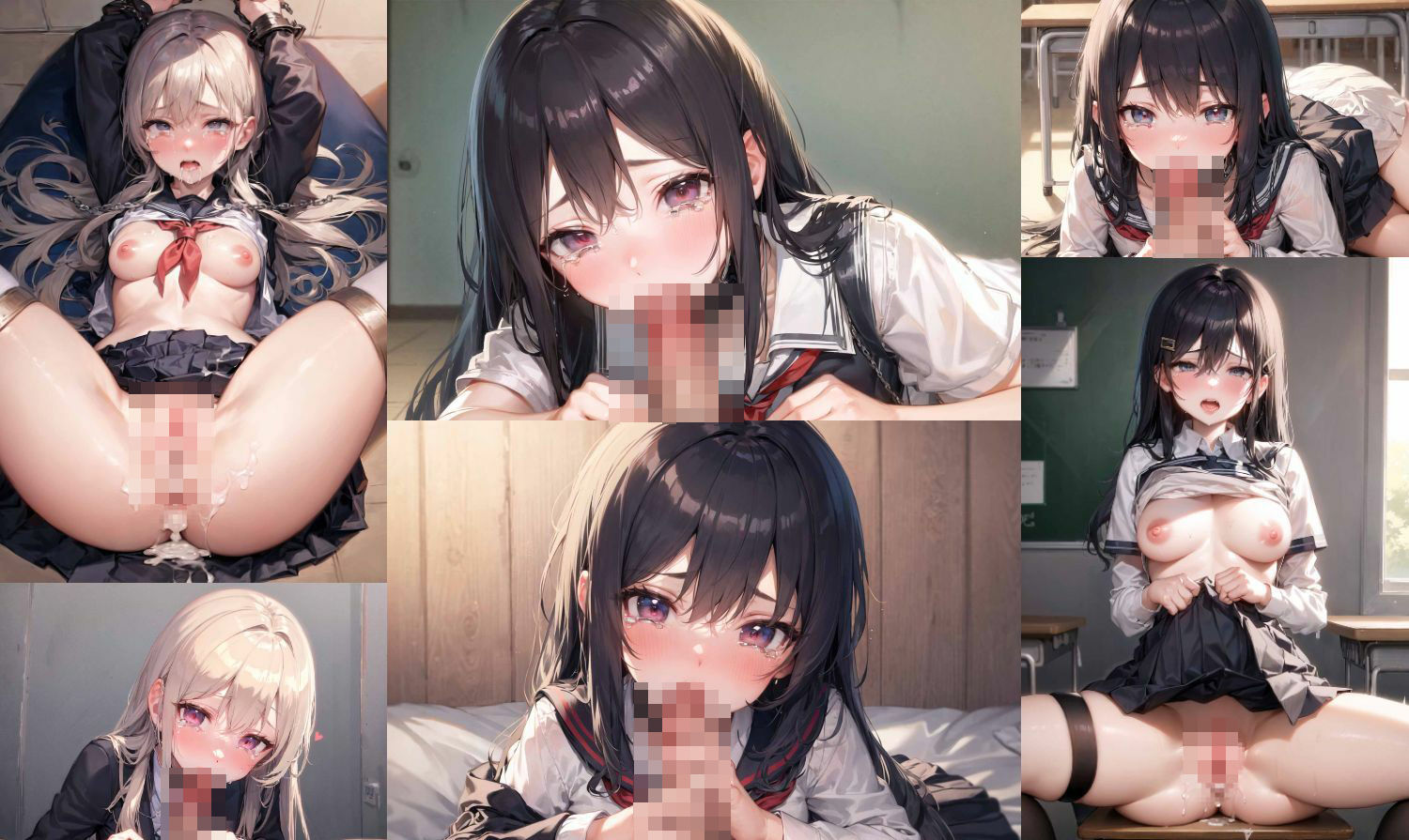 便利に使える穴ボコ制服肉便器 vol3 サンプル2ページ目