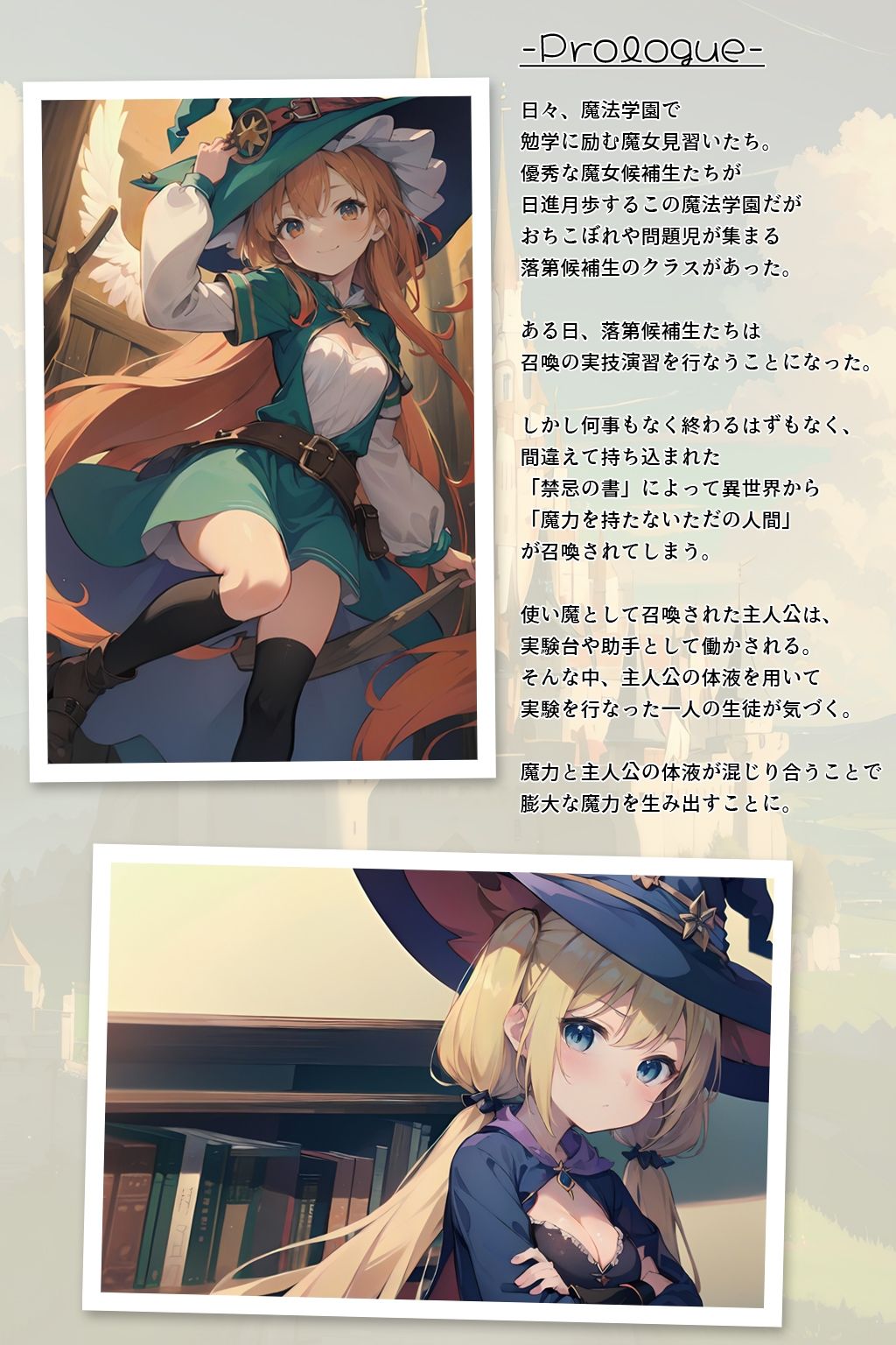 見習い魔女の補習授業 サンプル2ページ目
