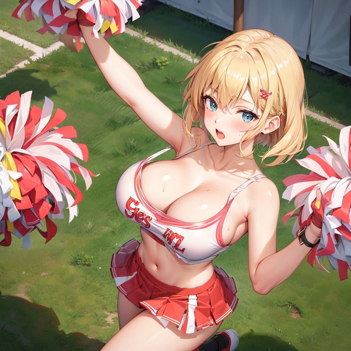 【CG100枚】エッチなチアリーダー達 サンプル7ページ目