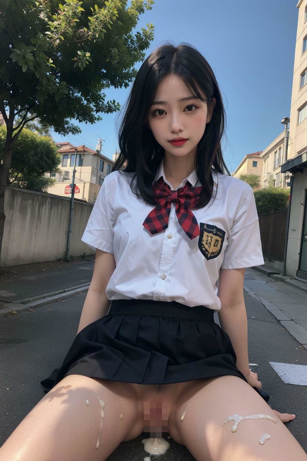 美少女露出極上中出し サンプル10ページ目