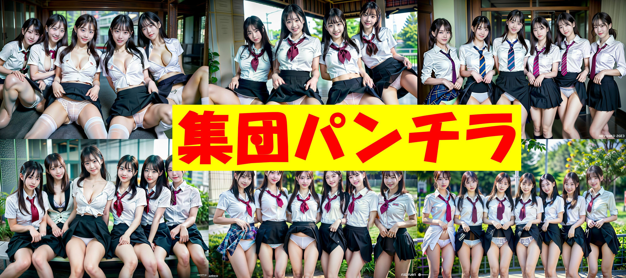 特盛！！ 女〇○生！！ 365P 複数/野外/パンチラ サンプル7ページ目