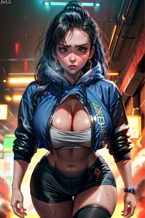 爆乳AI下乳1 サンプル2ページ目