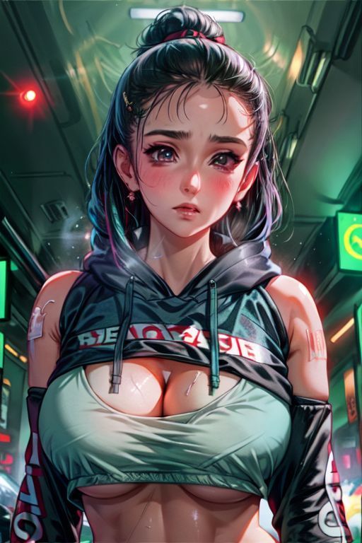 爆乳AI下乳1 サンプル5ページ目