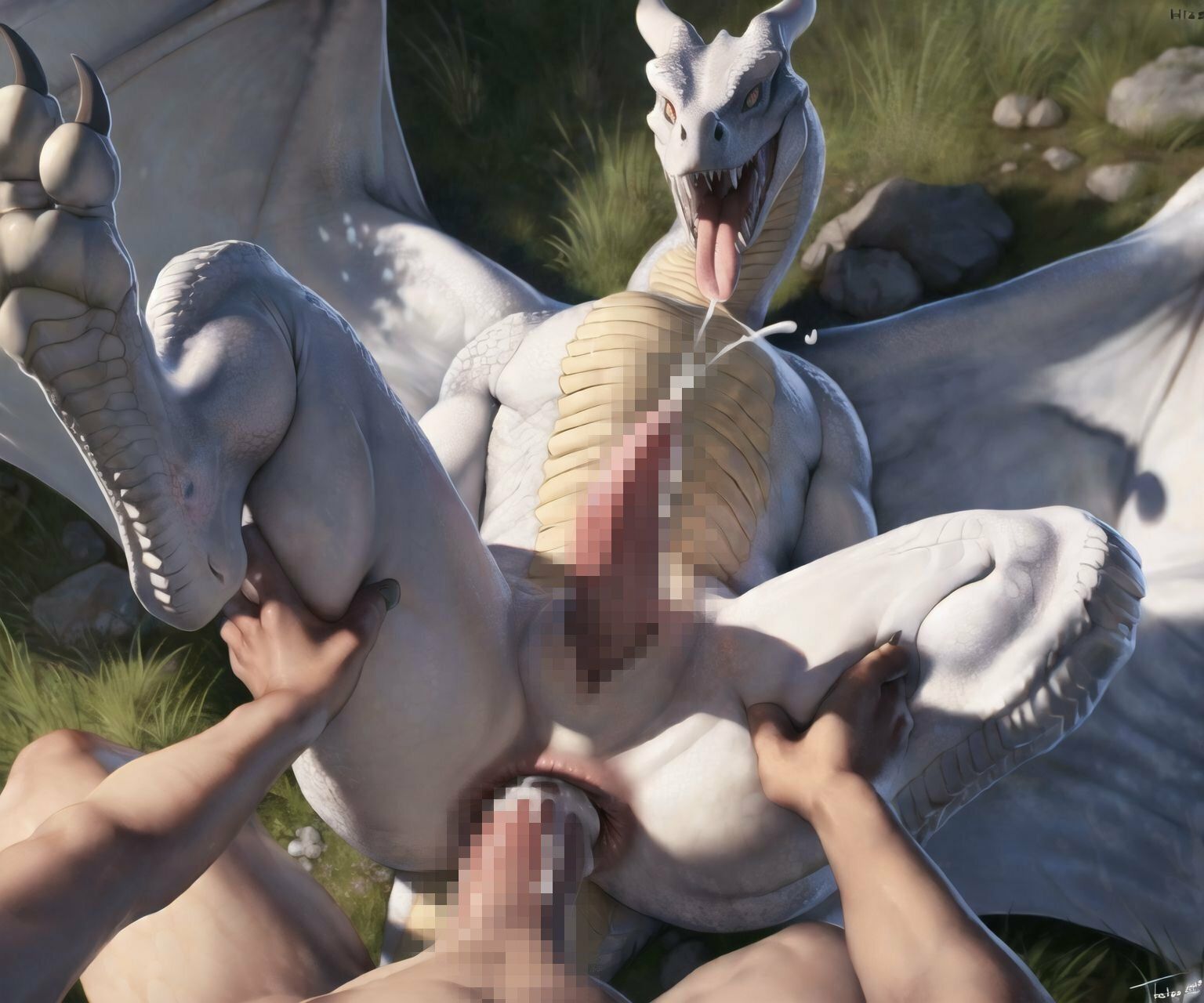 オスドラゴンのアナル交尾集 サンプル2ページ目